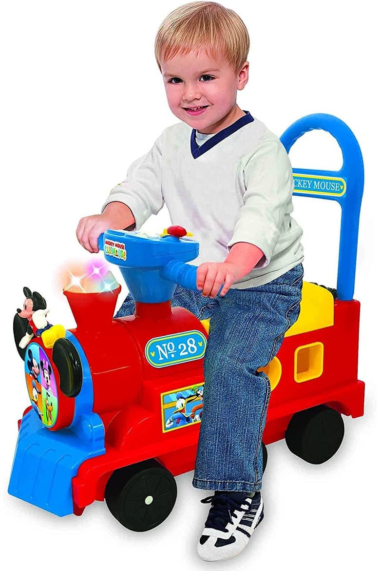 Disney Mickey Mouse Clubhouse Play N' Sort Activity Train Rideon, Alternate, color, Multicolored