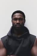 H&M Sleeveless Sports Hoodie With Drymove