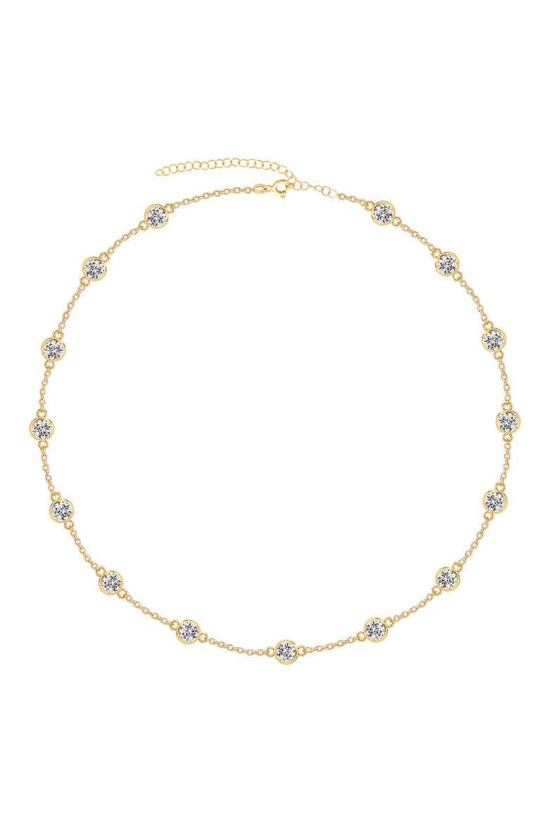 Effortless Staples Station Necklace, Main, color, GOLD