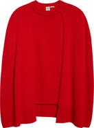 TOTEME Cashmere Crewneck Cape Sweater