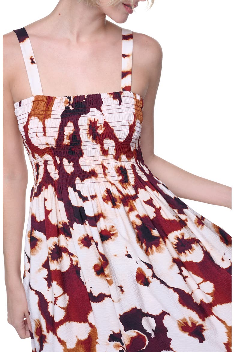 Floral Print Maxi Dress, Alternate, color, FLORAL INKBLOT