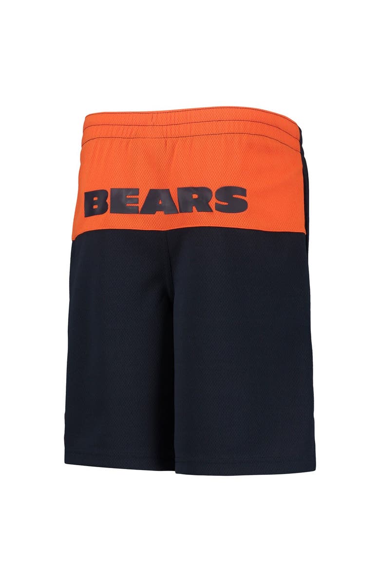Outerstuff Youth Justin Fields Navy Chicago Bears Name & Number Player Shorts, Alternate, color, 