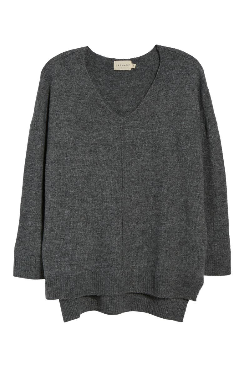Front Seam Pullover, Alternate, color, CHARCOAL