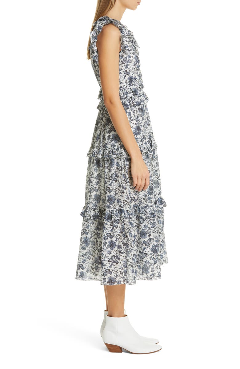 Robert Rodriguez Carmen Floral Print Cotton & Silk Dress | Nordstrom Robert Rodriguez Carmen Floral Print Cotton & Silk Dress | Nordstrom