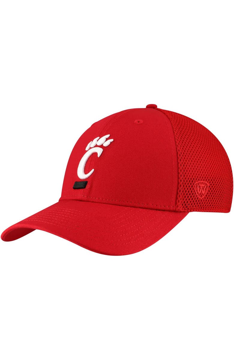 TOP OF THE WORLD Men's Top of the World Red Cincinnati Bearcats Spacer Flex Hat, Alternate, color, Red