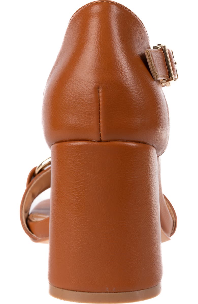 NINETY UNION Santori Heeled Sandal, Alternate, color, Cognac