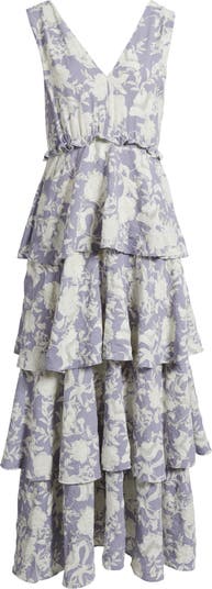 Chelsea28 Floral Tiered Maxi Dress | Nordstromrack