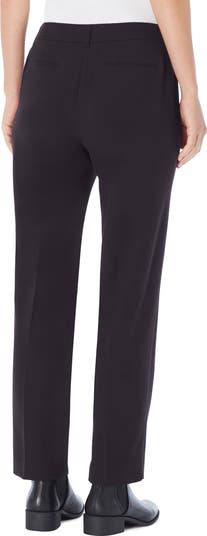 Faux Leather Marilyn Straight Pants In Petite Sculpt-Her
