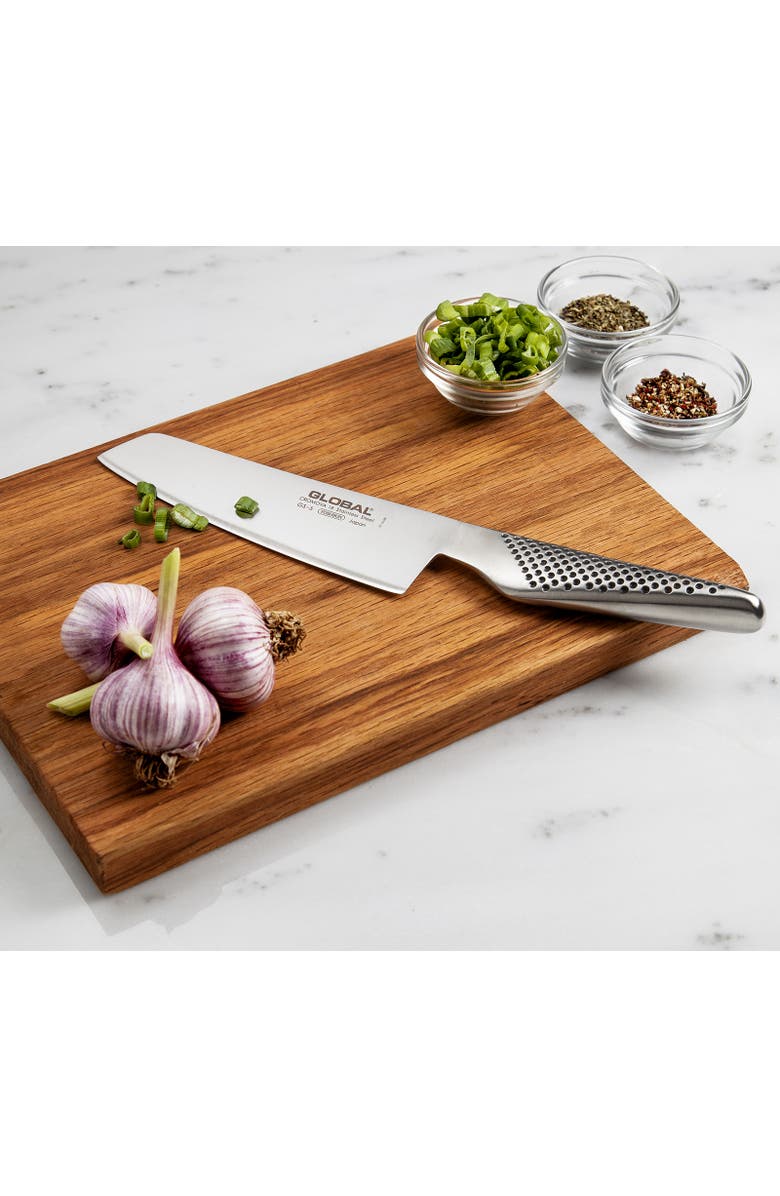 GLOBAL UKON 5" Santoku Knife, Hollow Ground, Alternate, color, Silver