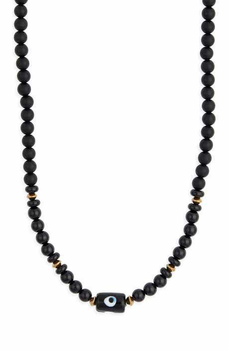 Evil Eye Beaded Necklace