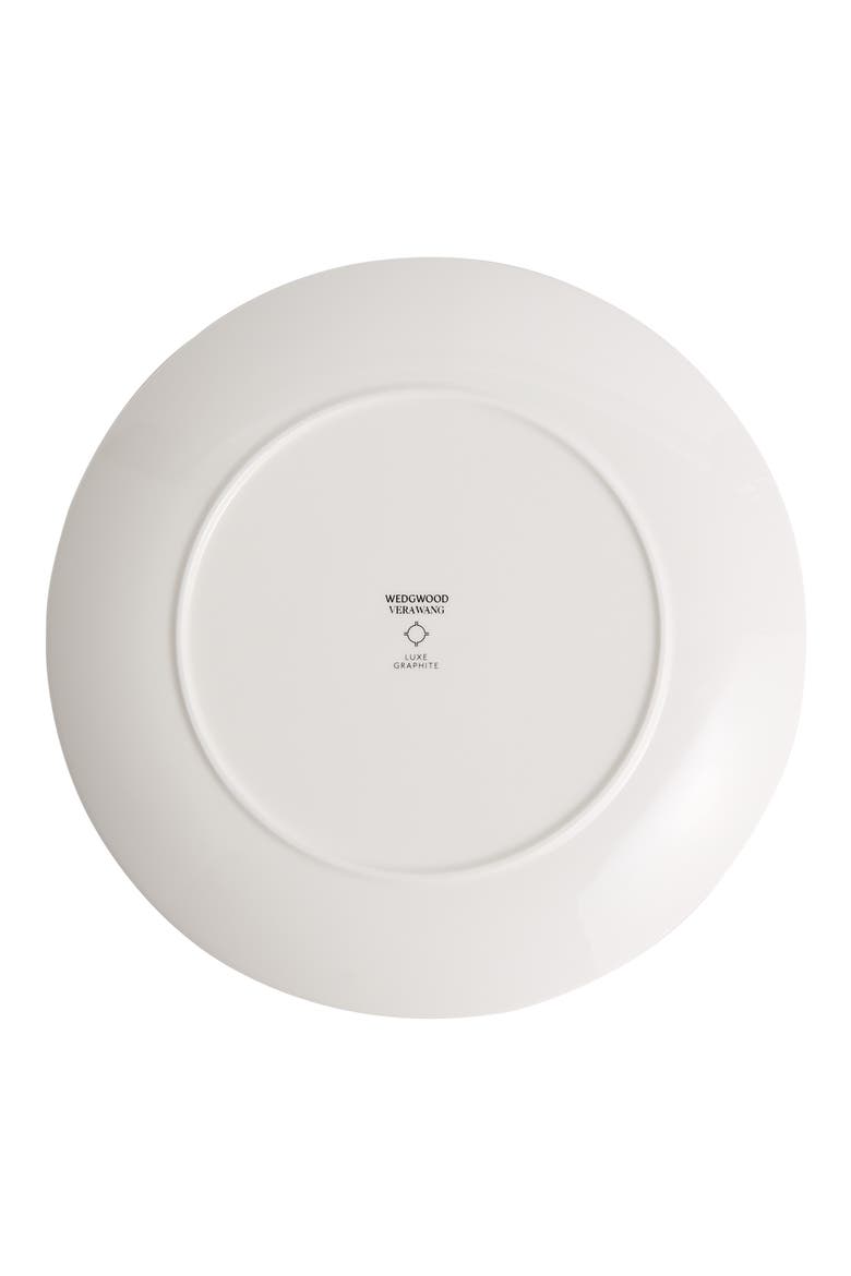 x Vera Wang Luxe Graphite Bone China Plate, Alternate, color, NO COLOR