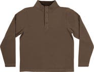 BURNSIDE Jacquard Henley Sweatshirt