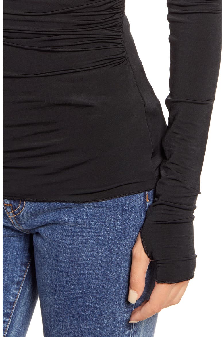 Wind Down Layering Top, Alternate, color, BLACK