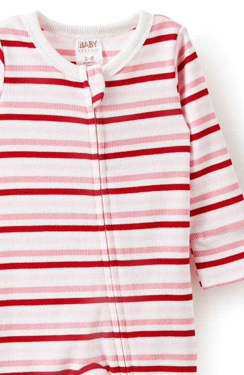 Cotton On Kids The Billie Long Sleeve Rib Romper In Red