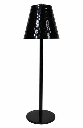 Luze Hammered Metal Table Lamp