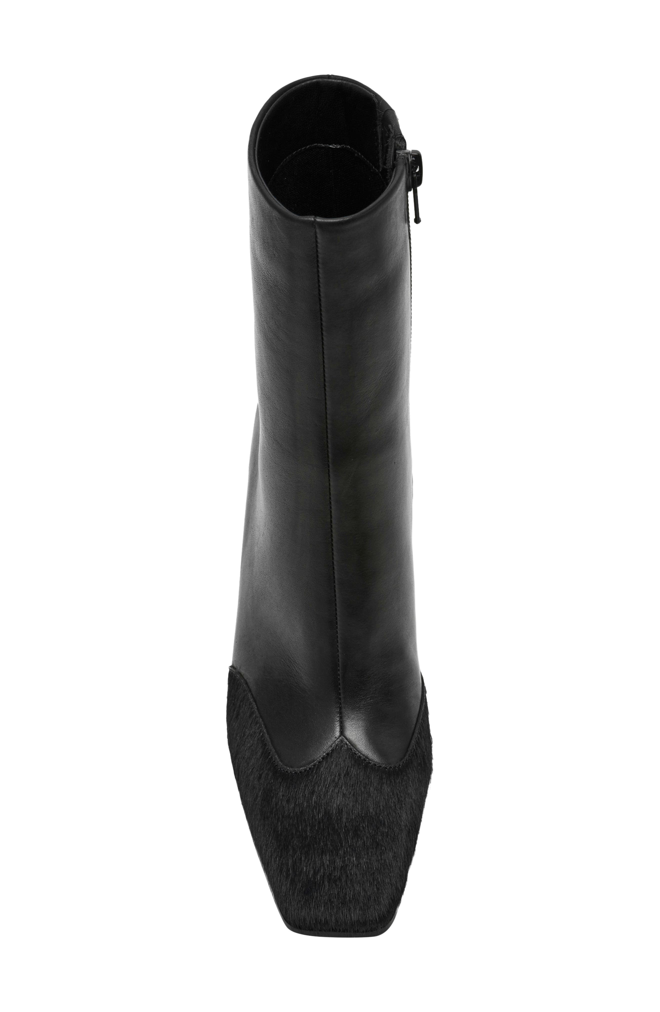 Steve Madden Lyle Cap Toe Bootie, Alternate, color, Black/ Black