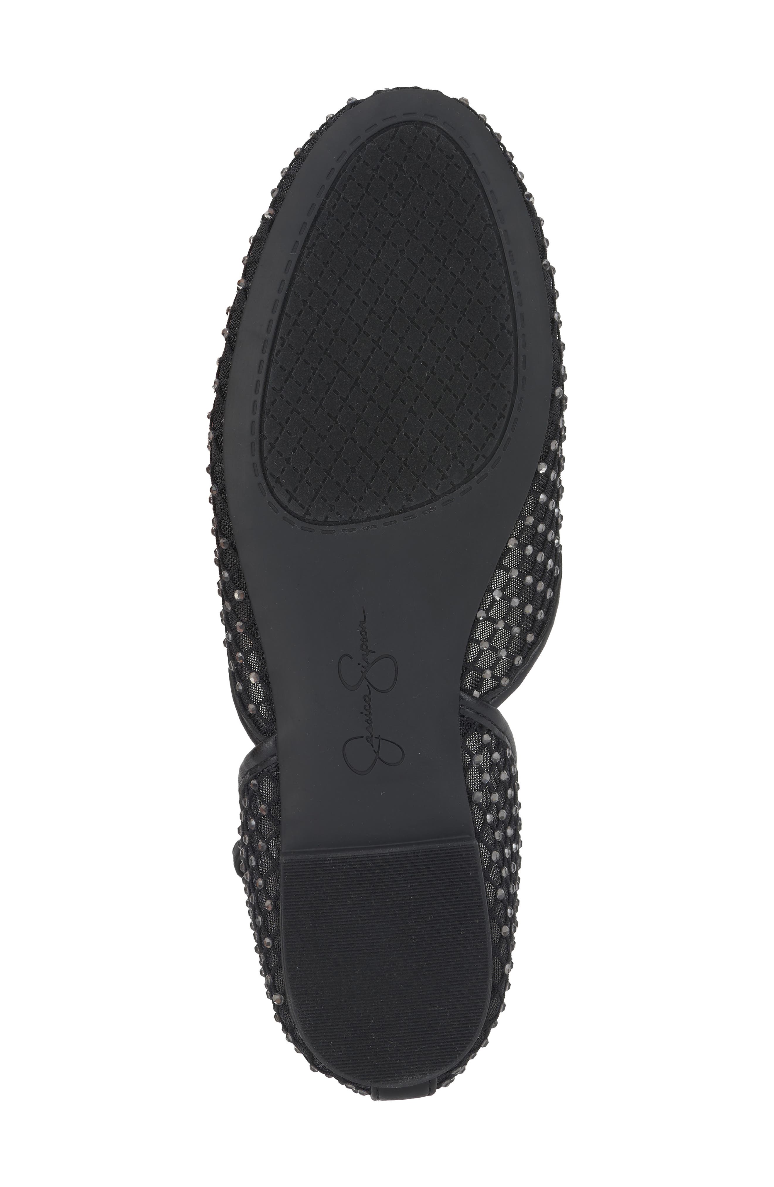 Jessica Simpson Laelli Ankle Strap Flat, Alternate, color, Black