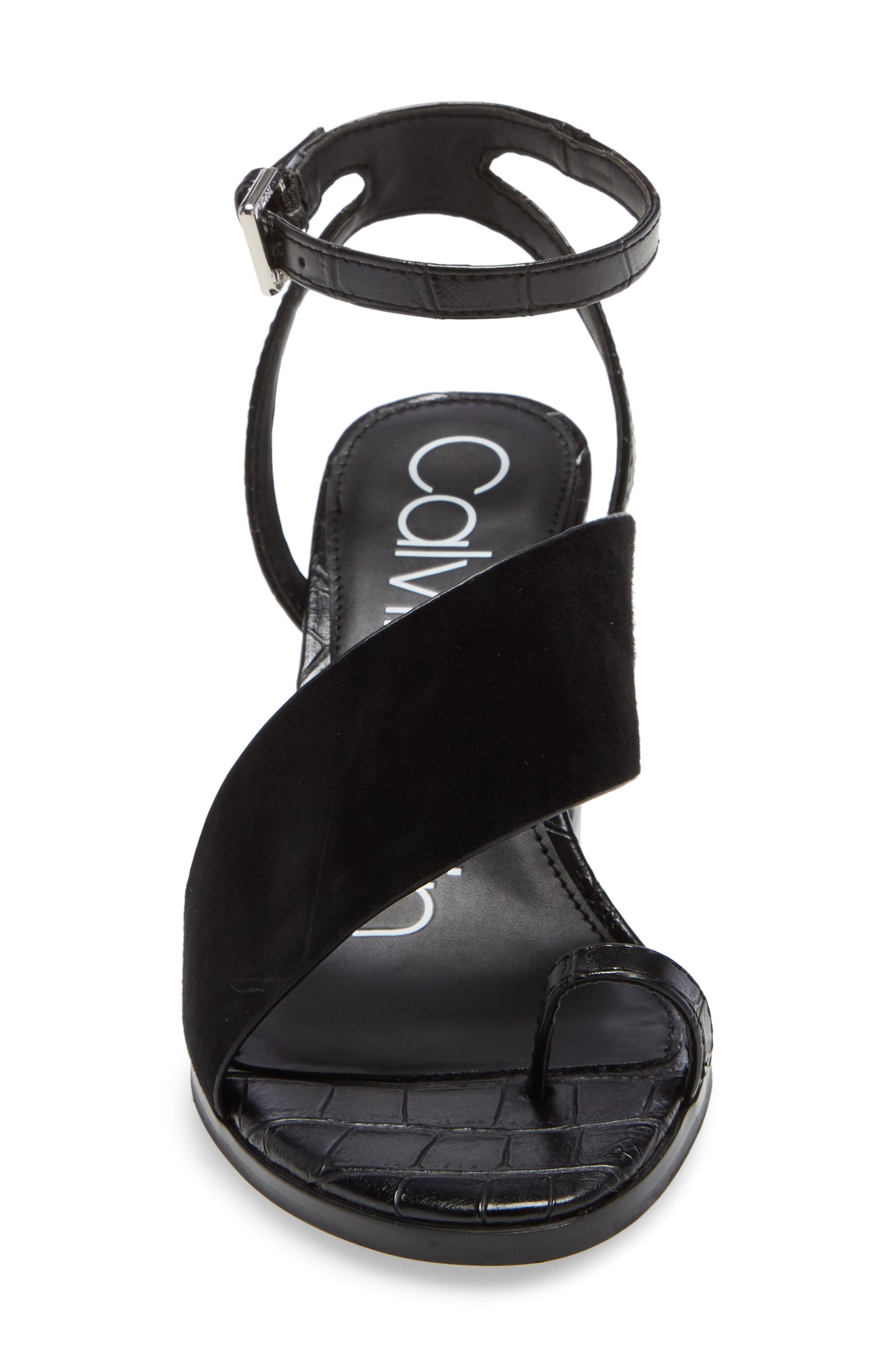 Calvin Klein Coleen Ankle Strap Sandal, Alternate, color, 