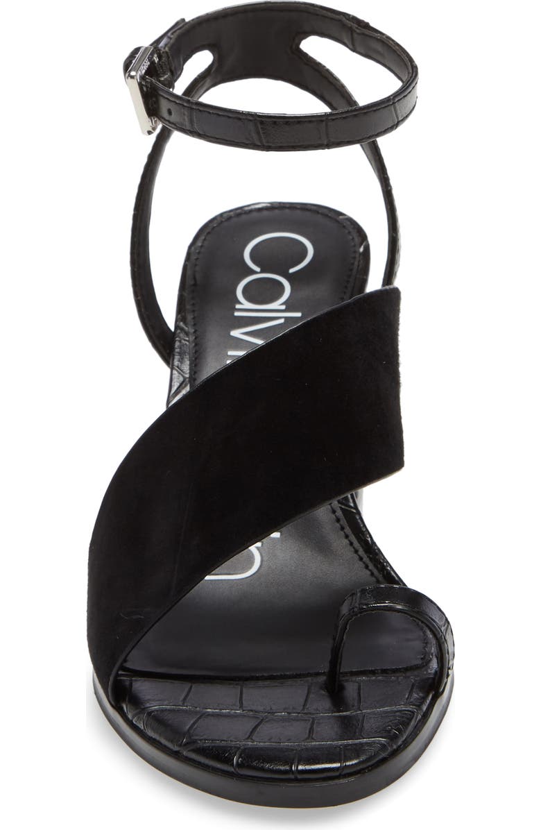 Calvin Klein Coleen Ankle Strap Sandal, Alternate, color,