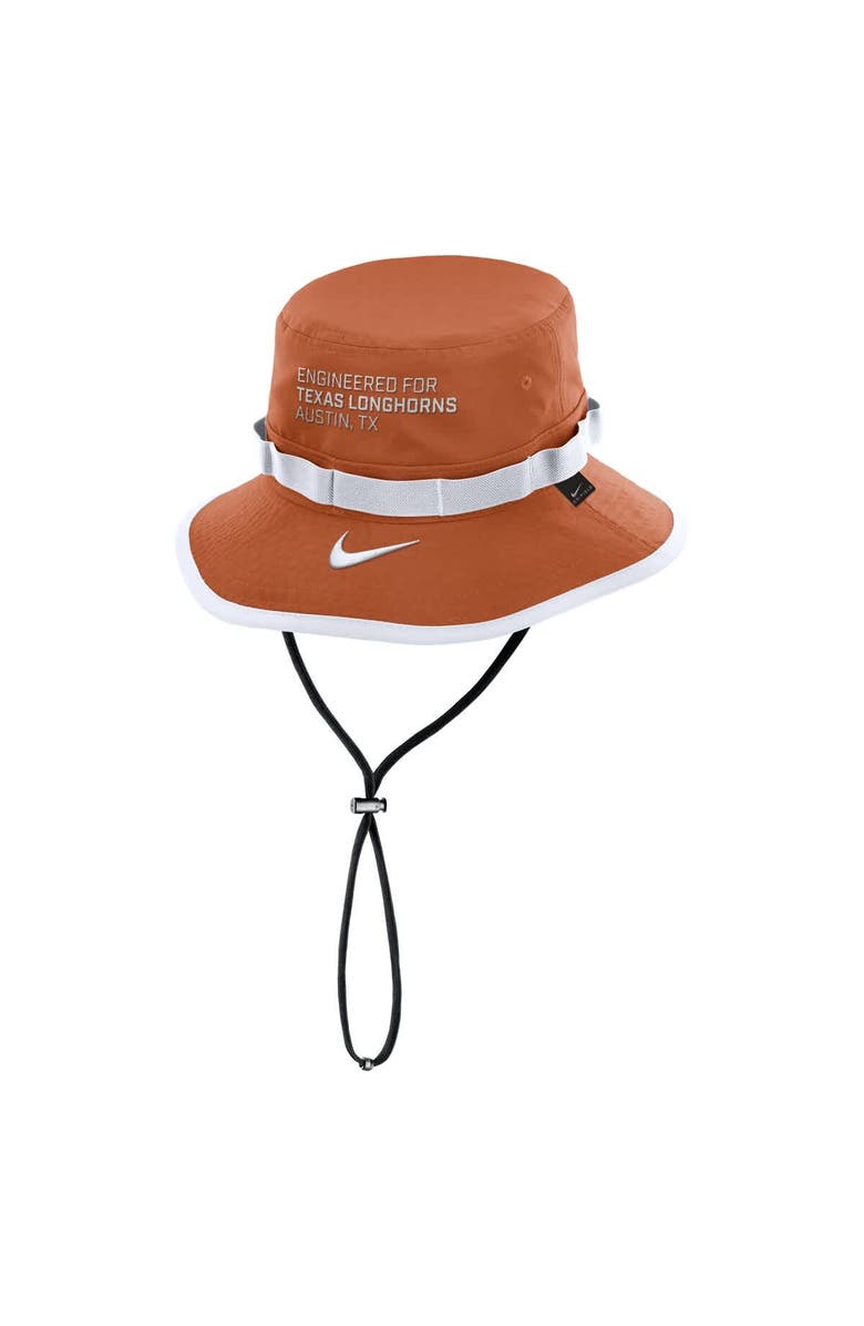 Nike Men's Nike Texas Orange Texas Longhorns 2025 Sideline Apex Boonie Bucket Hat, Alternate, color, Burnt Orange