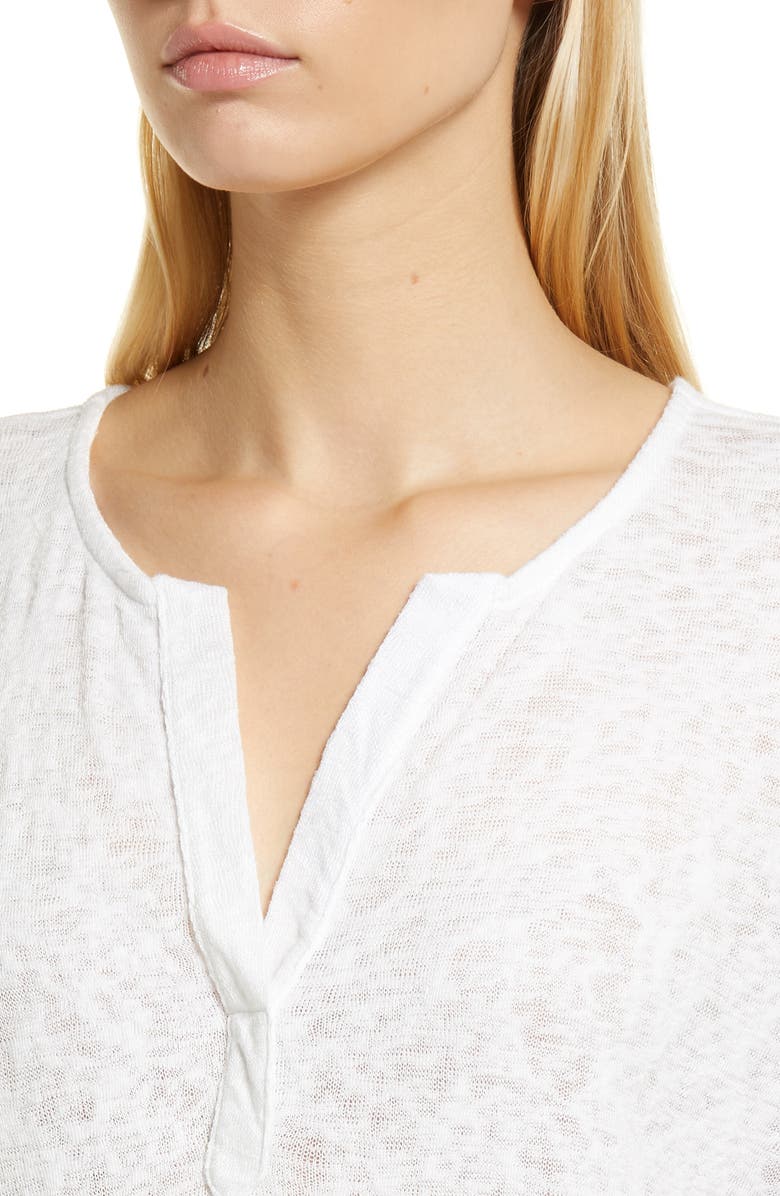 Caslon<sup>®</sup> Women's Split Neck Top, Alternate, color, 