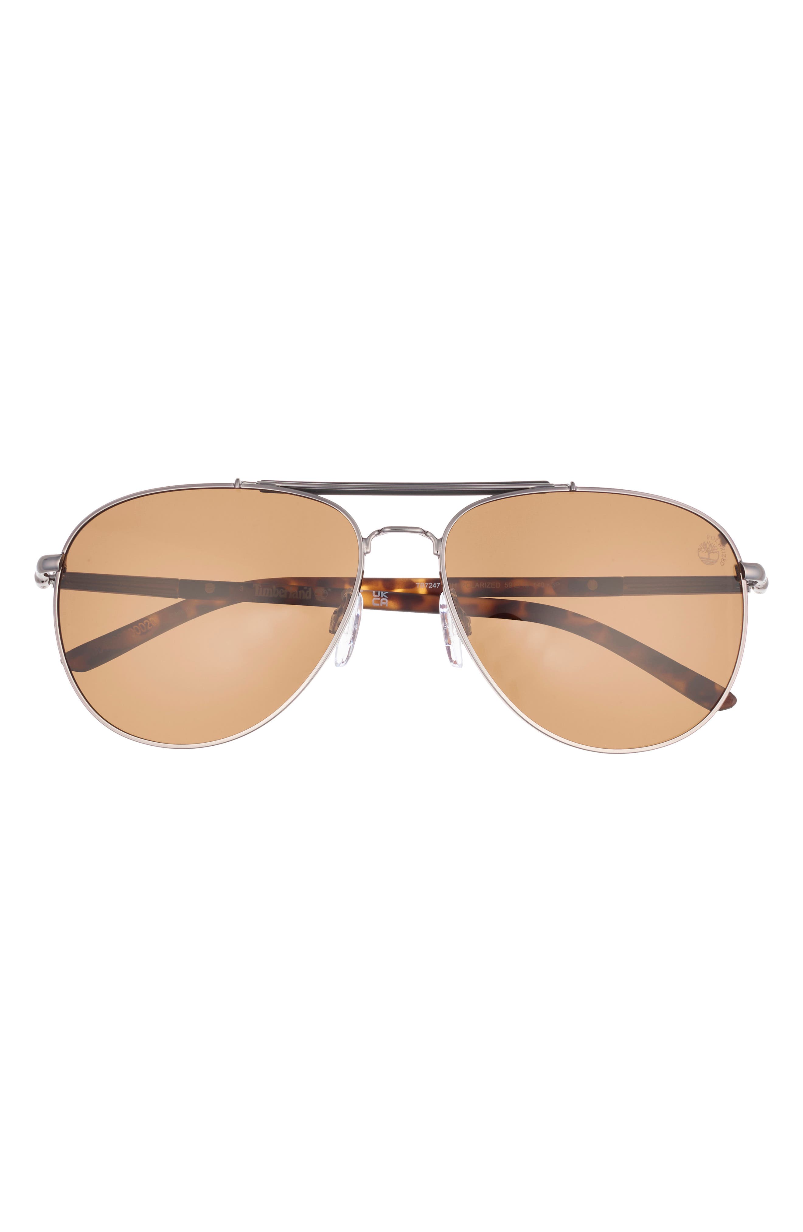 Timberland 59mm Pilot Sunglasses