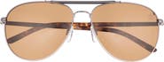 Timberland 59mm Pilot Sunglasses