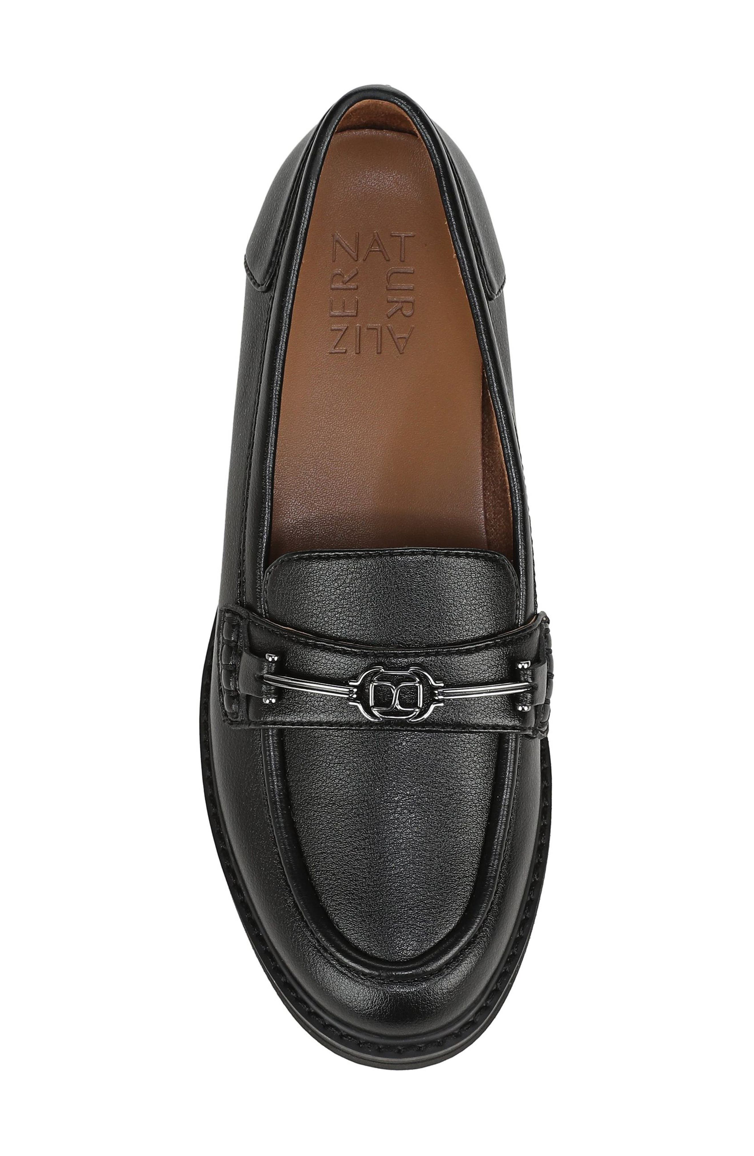 Pryce Loafer, Alternate, color, BLACK FAUX LEATHER
