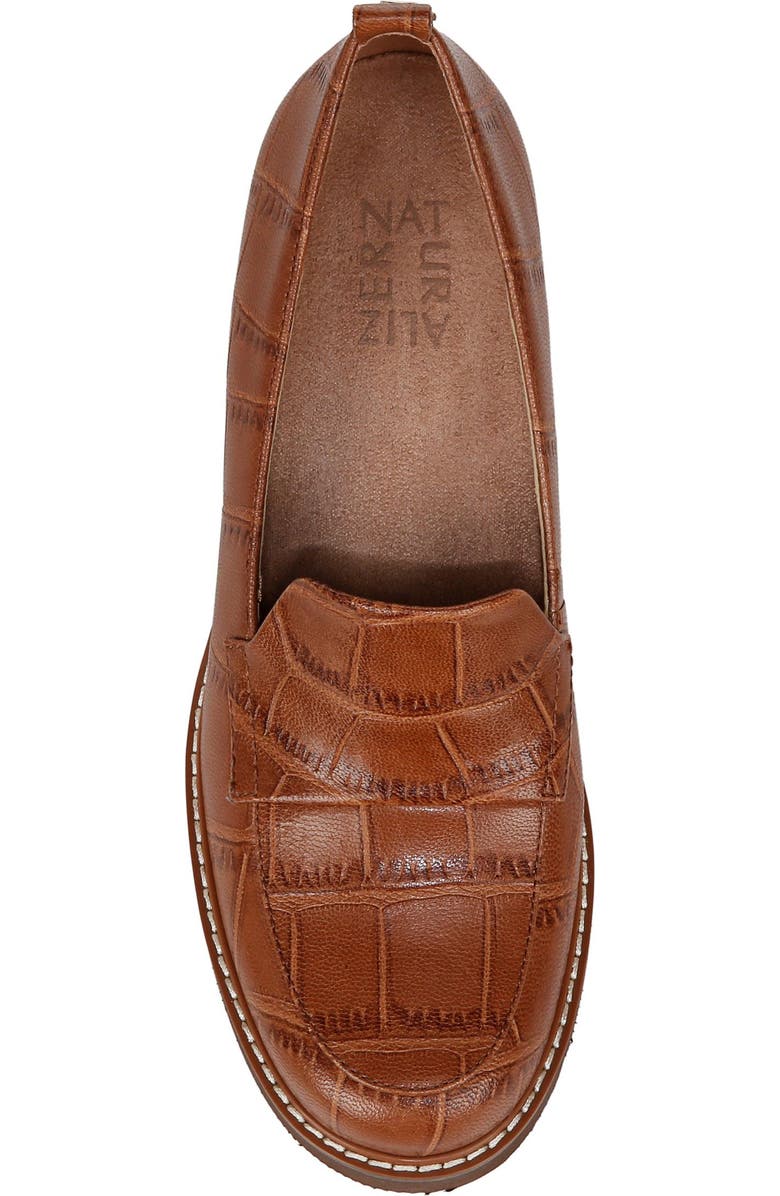 Naturalizer Darry Leather Loafer, Alternate, color, English Tea Brown Leather