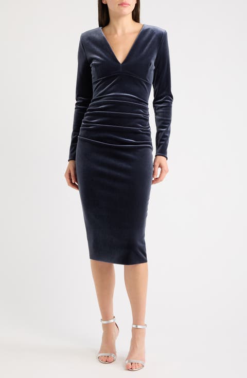 Dehua Velvet Dress