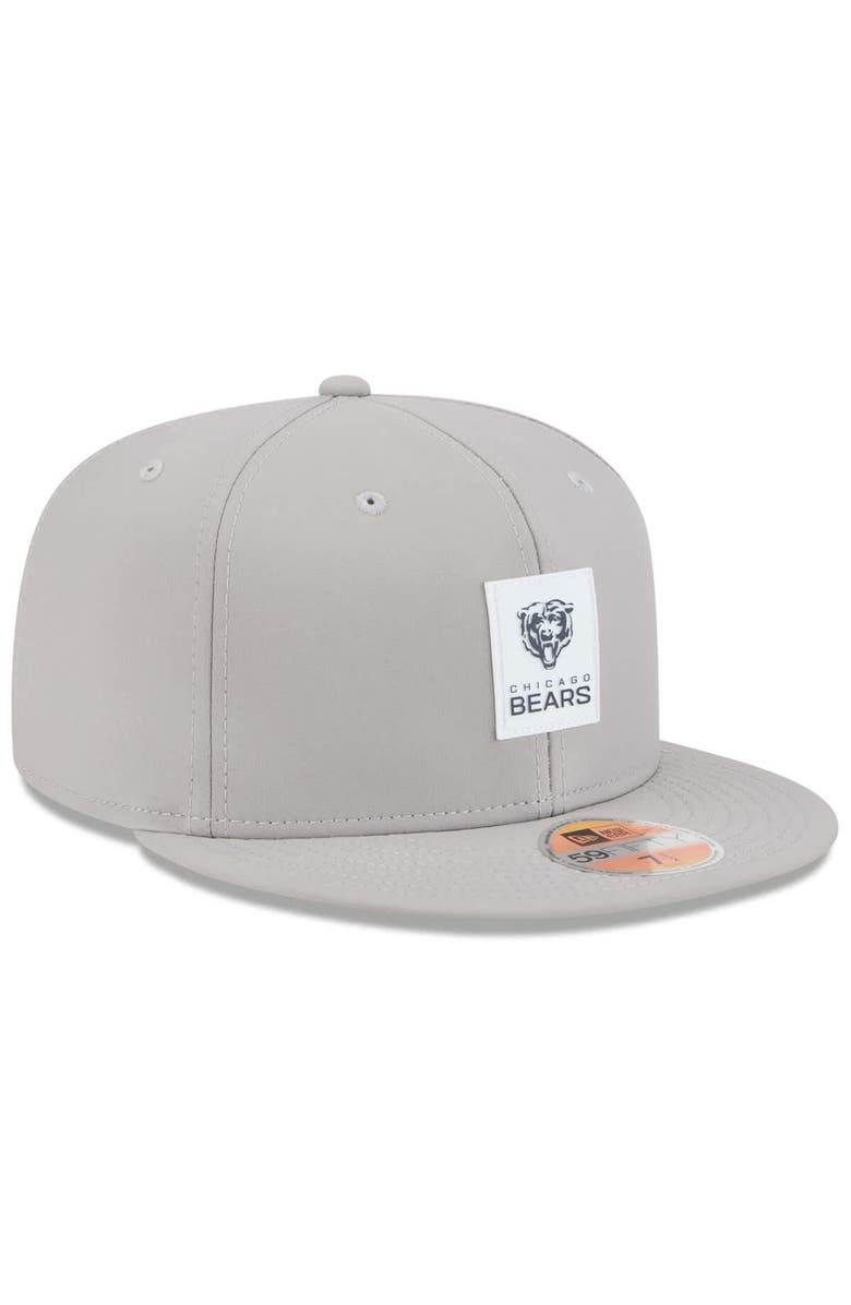 New Era Men's New Era Gray Chicago Bears 2025 Sideline  59FIFTY Fitted Hat, Alternate, color, 