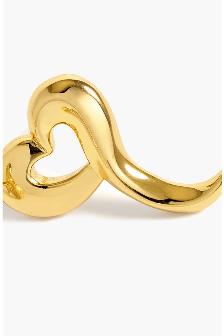 Loff Mini Heart Studs In Gold, Alternate, color, Gold