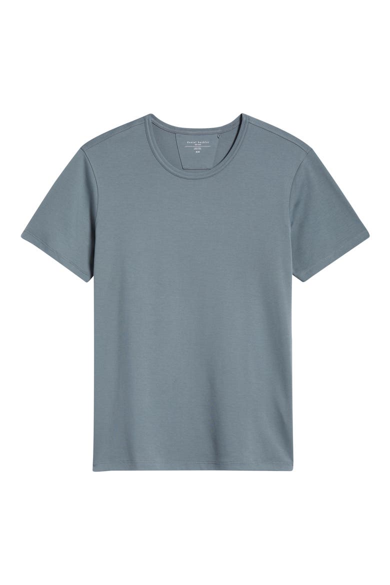 Stretch Cotton & Modal Blend Pajama T-Shirt, Alternate, color, OCEAN