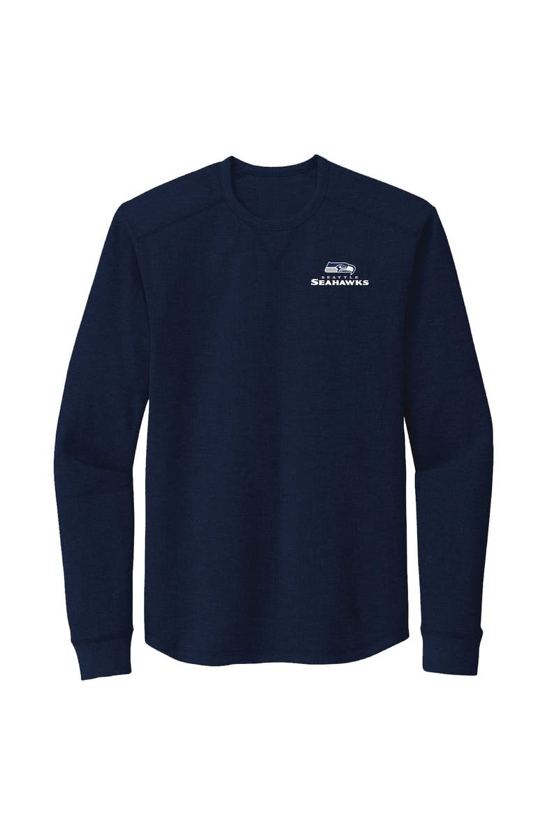 DUNBROOKE Men's Dunbrooke Navy Seattle Seahawks Cavalier Thermal Long Sleeve T-Shirt, Main, color, Navy