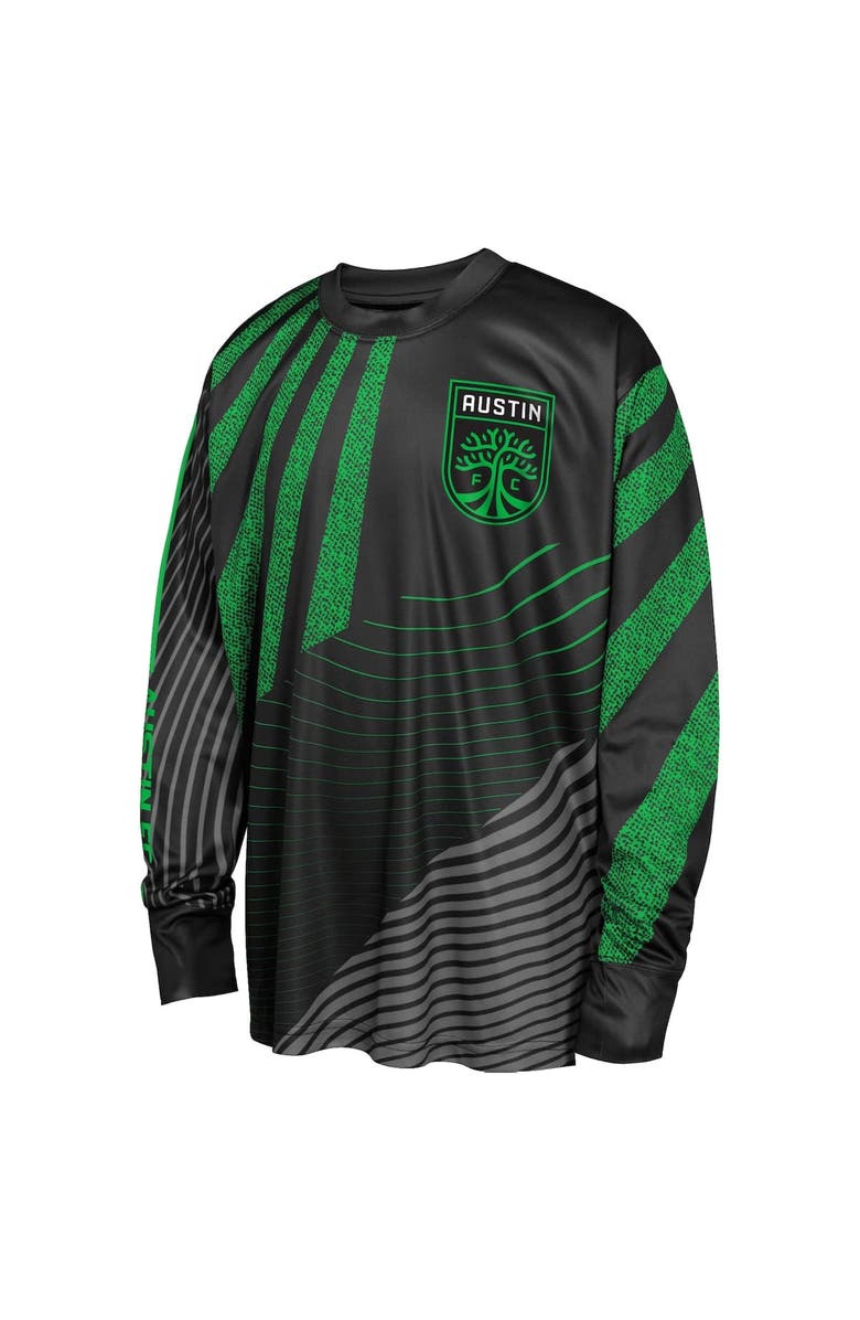 Outerstuff Youth Outerstuff Black Austin FC Nifty Netminder Long Sleeve T-Shirt, Alternate, color, 