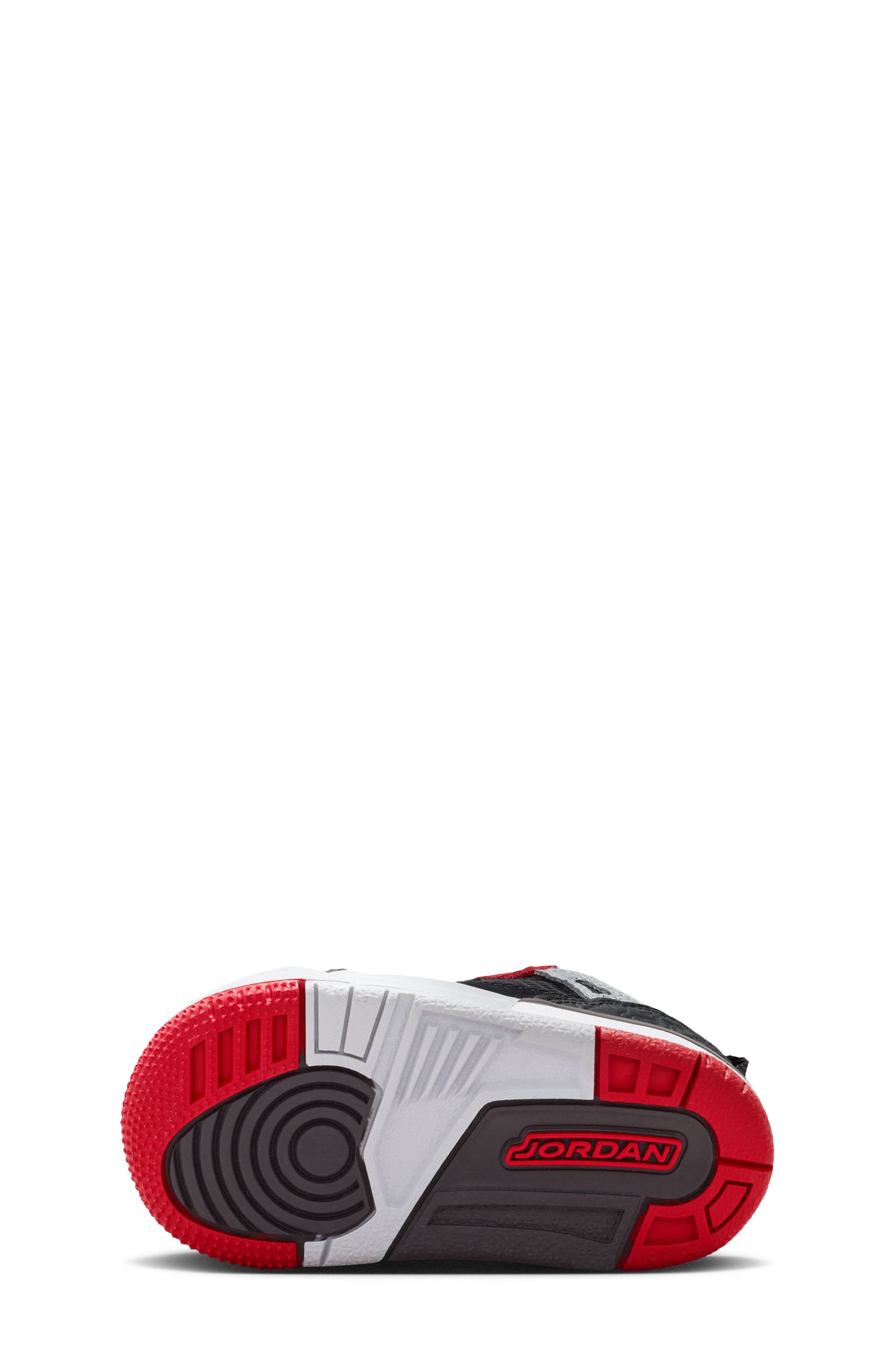 Jordan Kids' Spizike Low Top Sneaker, Alternate, color, Black/ Gym Red/ Grey/ White