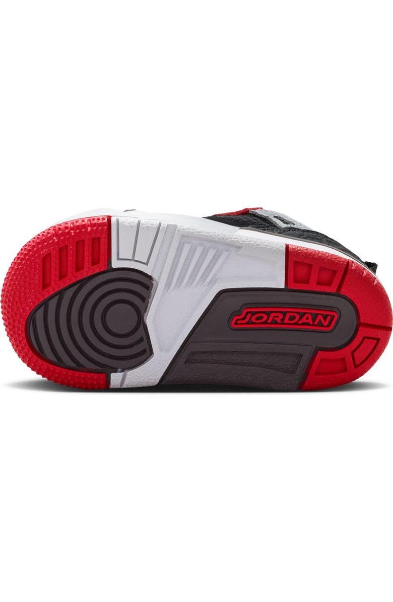 Jordan Kids' Spizike Low Top Sneaker, Alternate, color, Black/ Gym Red/ Grey/ White