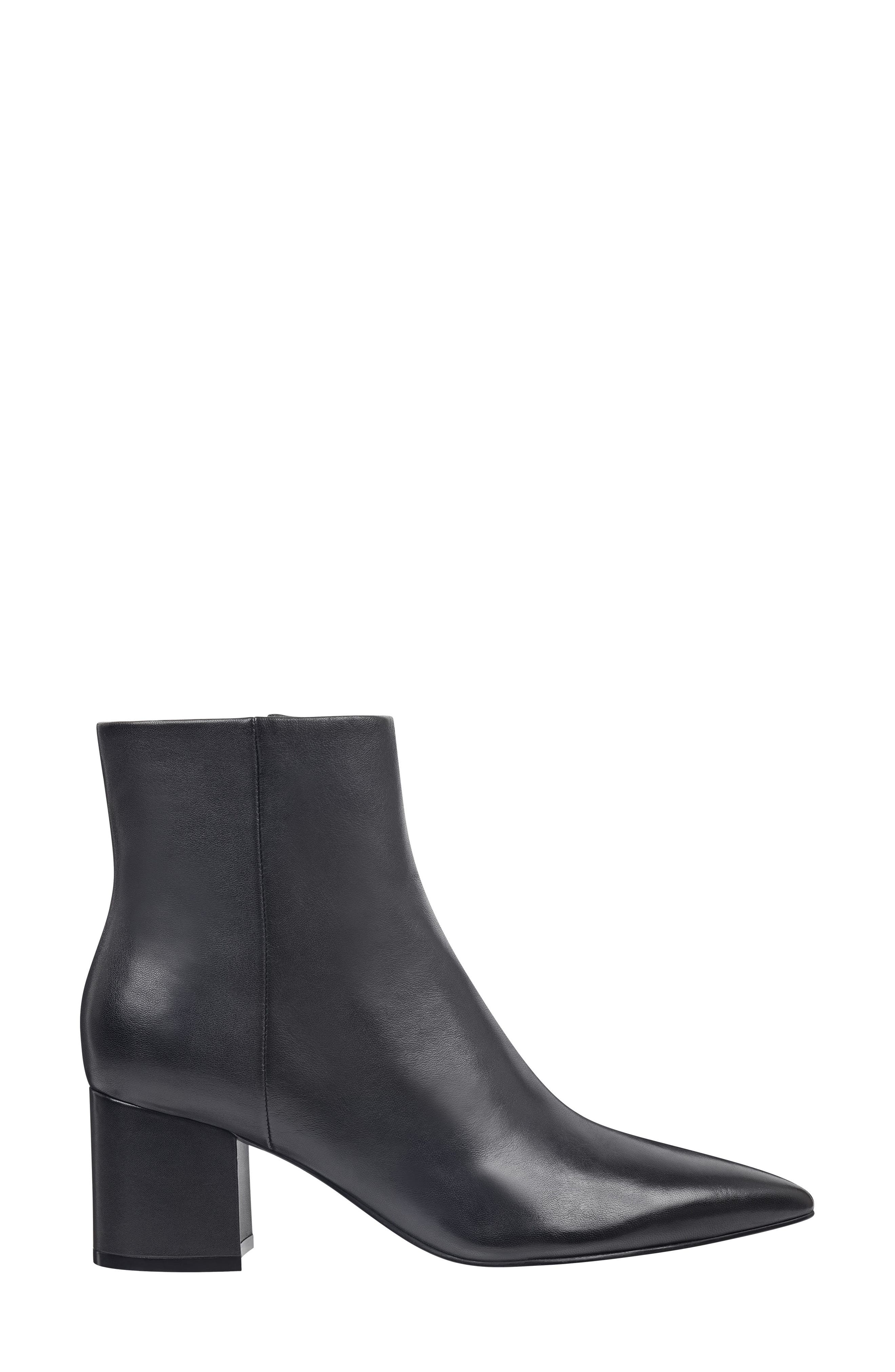 Marc Fisher LTD Jarli Bootie, Alternate, color, Black Leather