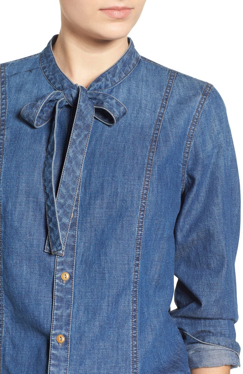 Madewell Chambray Shirt, Alternate, color, 