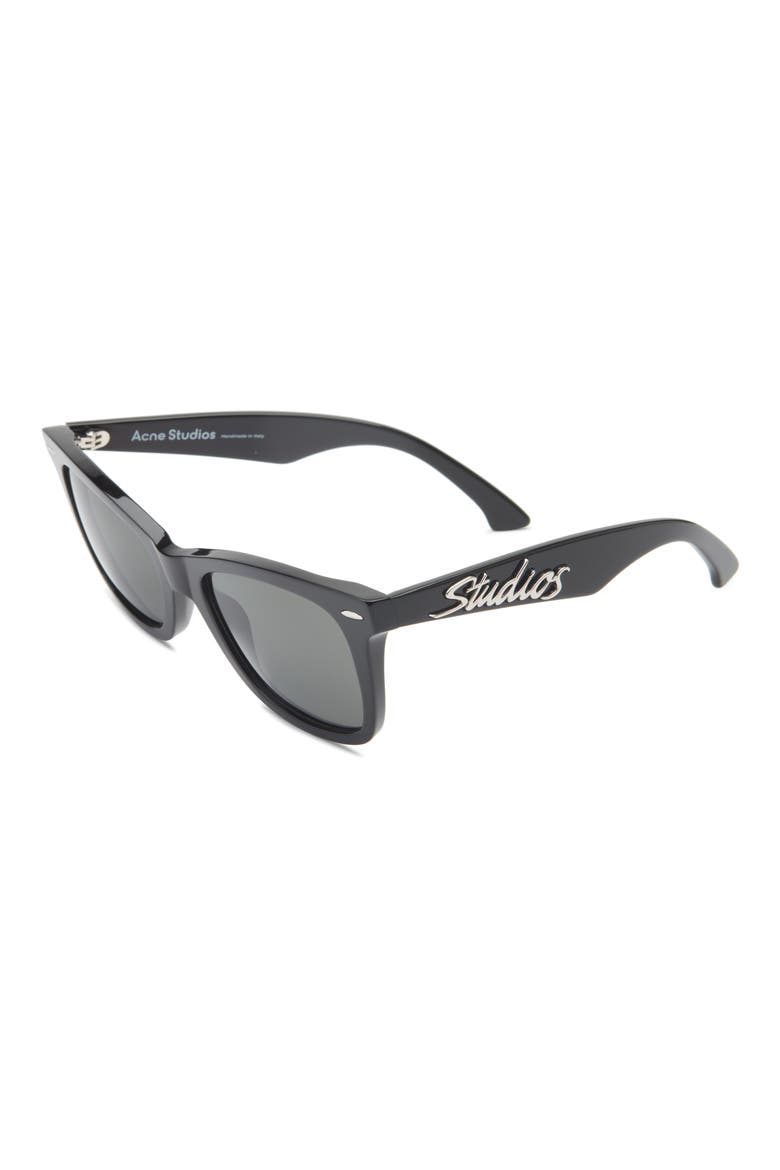Afare Square Sunglasses, Alternate, color, BLACK/BLACK