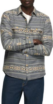 Lucky Brand Humboldt Jacquard Utility Shirt
