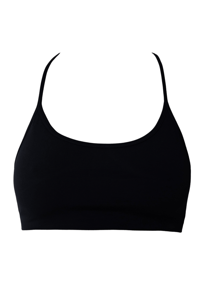 Adore Yourself Premium Sports Bra Top, Alternate, color, Black