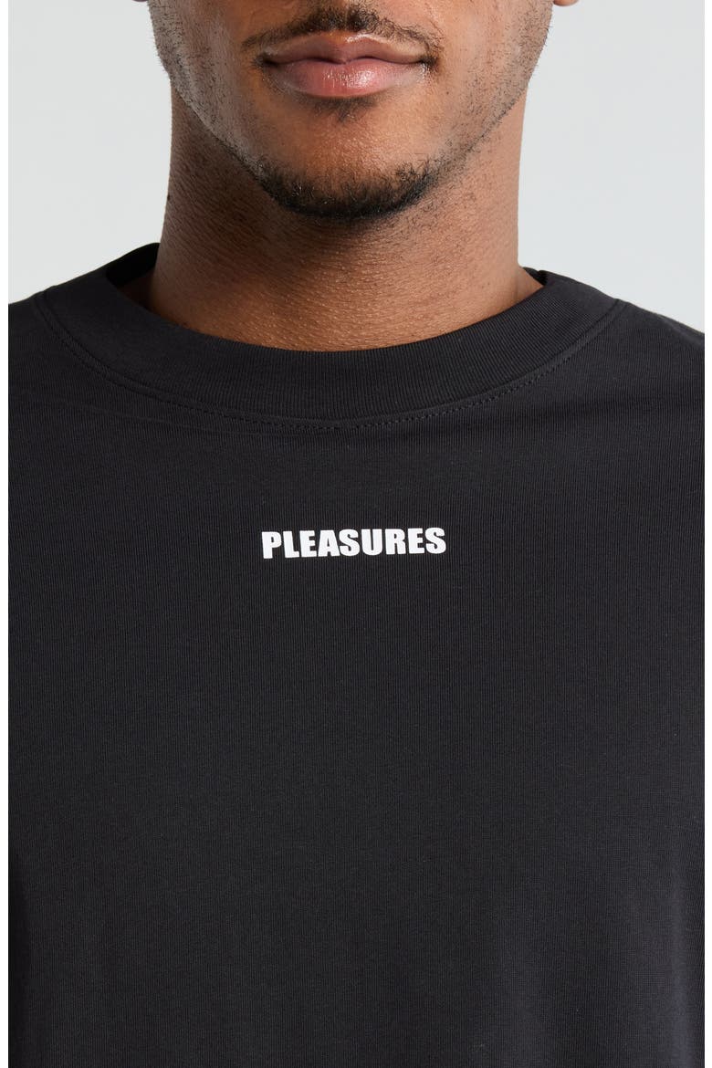 Wordmark Logo Cotton T-Shirt, Alternate, color, BLACK