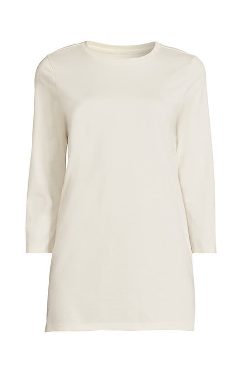 Lands' End Cotton Supima Tunic In White
