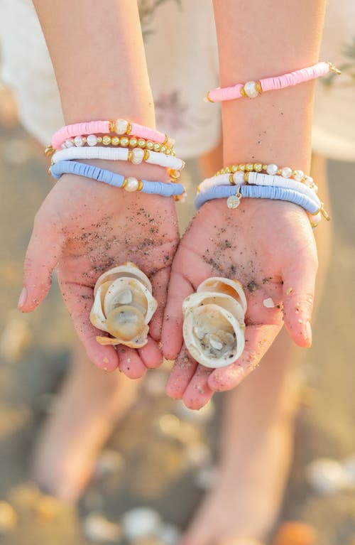 Bits & Bows Golden Hour Girls' Bracelet In White