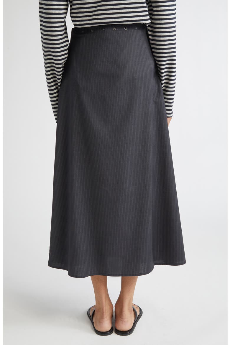 Boni A-Line Midi Skirt, Alternate, color, DARK GREY