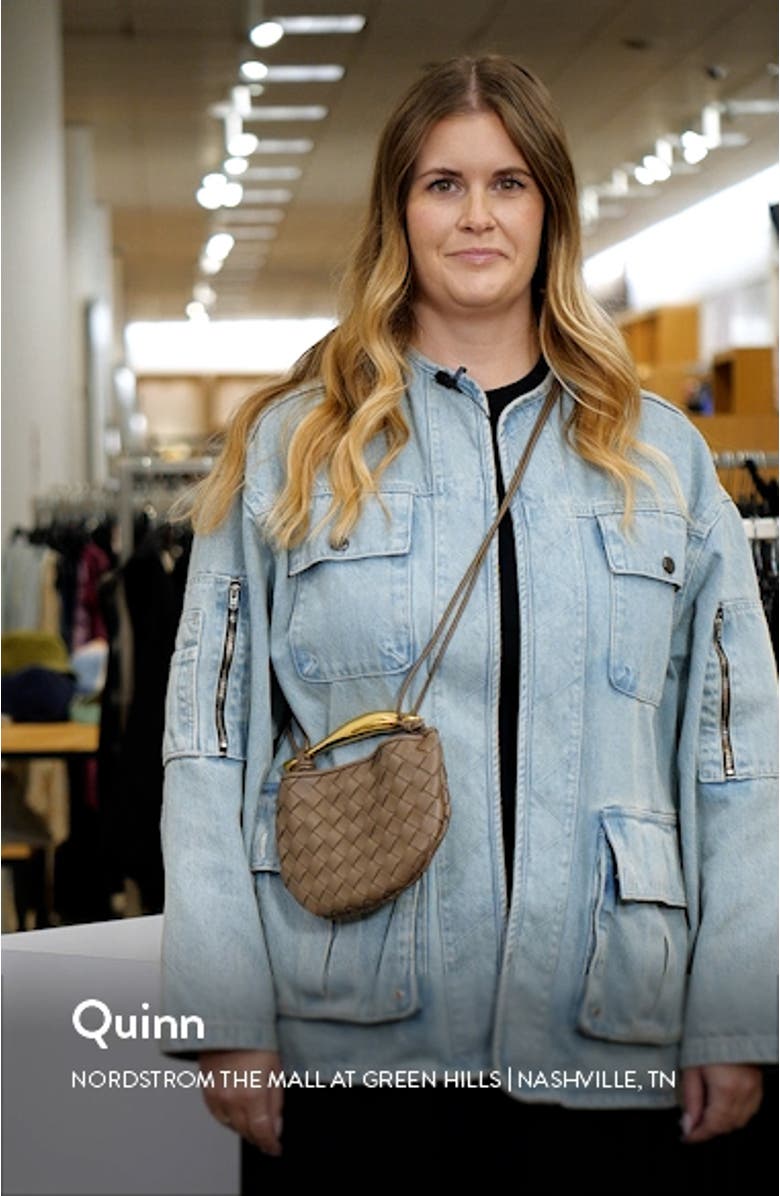 Sardine Intrecciato Crossbody Bag, sales video thumbnail