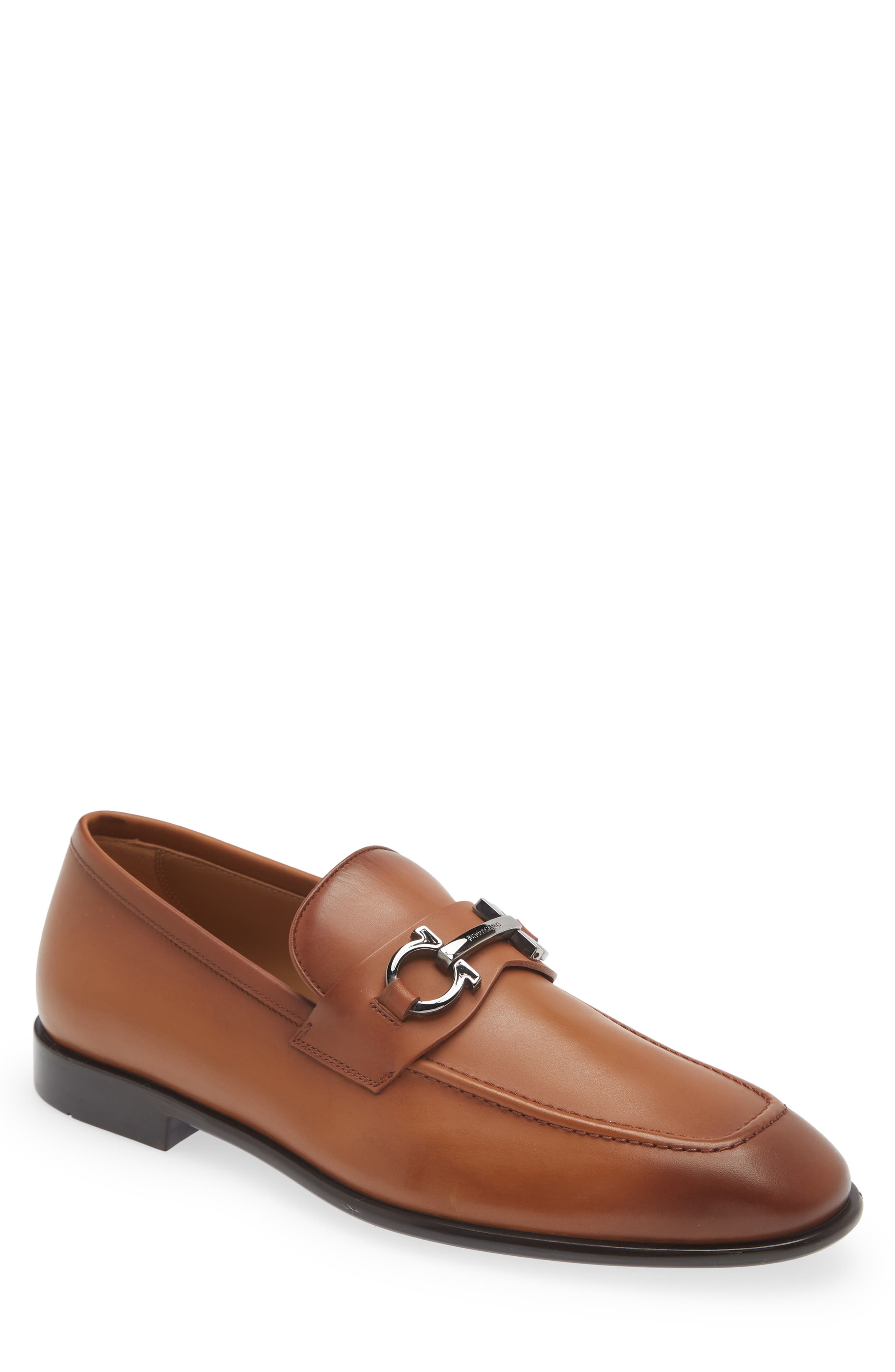 FERRAGAMO Foster Bit Loafer, Main, color, New Vicuna