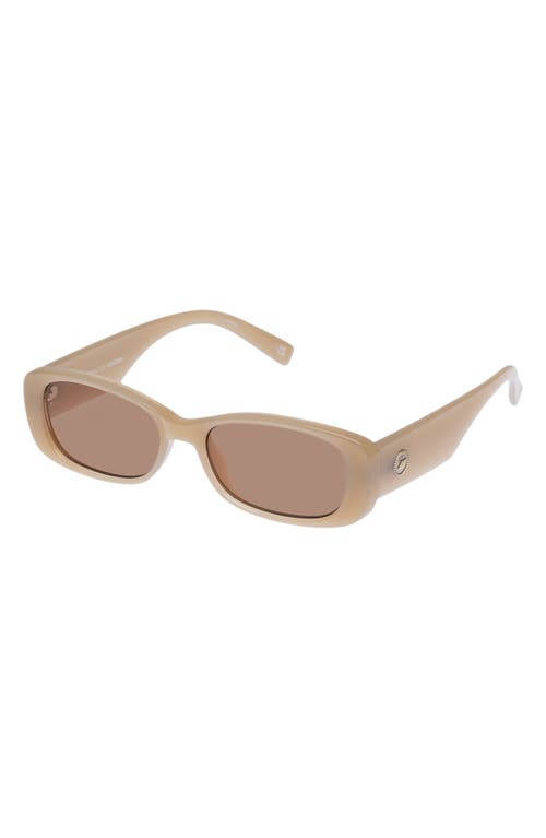 Le Specs Unreal 51mm Rectangular Sunglasses