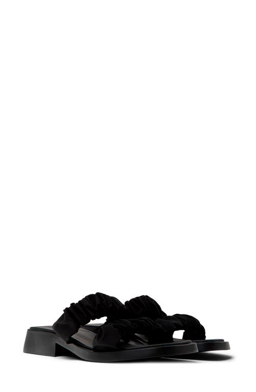 Camper Dana Slide Sandal In Black